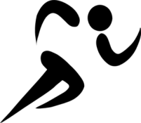 running-a-race-clipart-black-and-white-cuzins-on-the-run-md